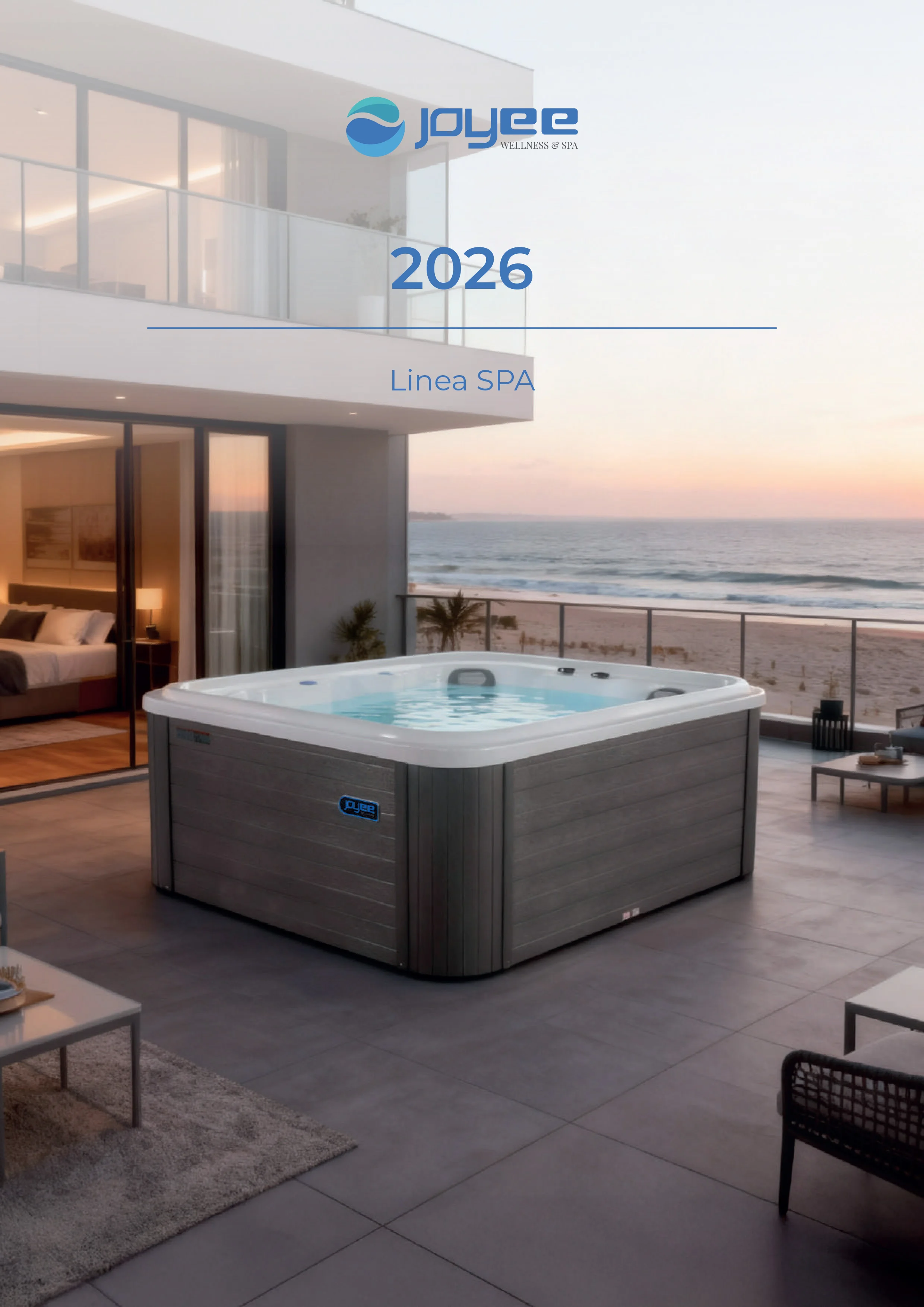 Copertina del catalogo Joyee Spa 2026
